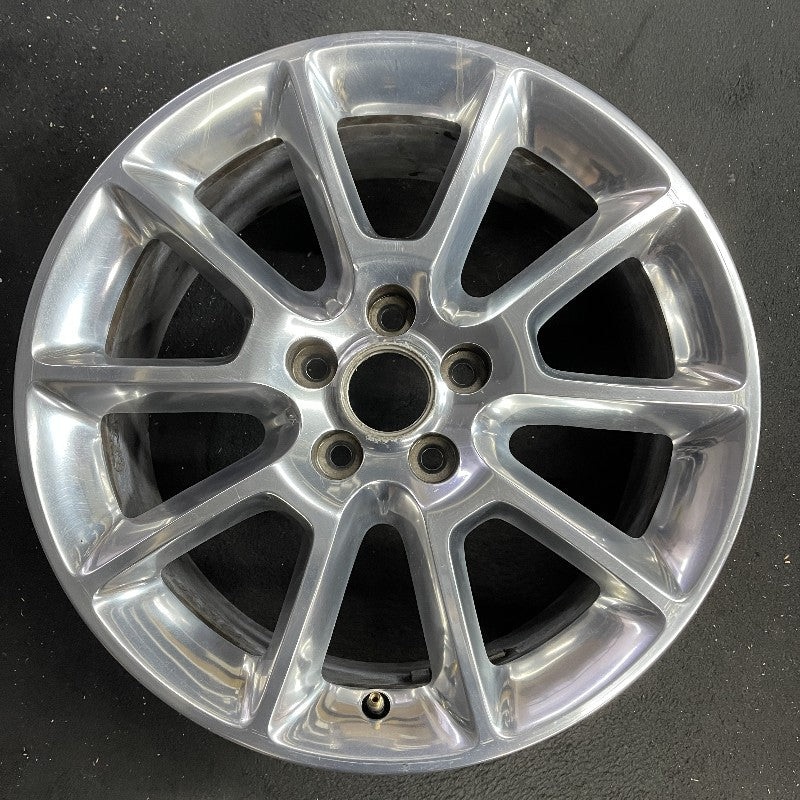 18″ MUSTANG 10 18×8 aluminum TPMS 10 spoke polished Original OEM Wheel Rim