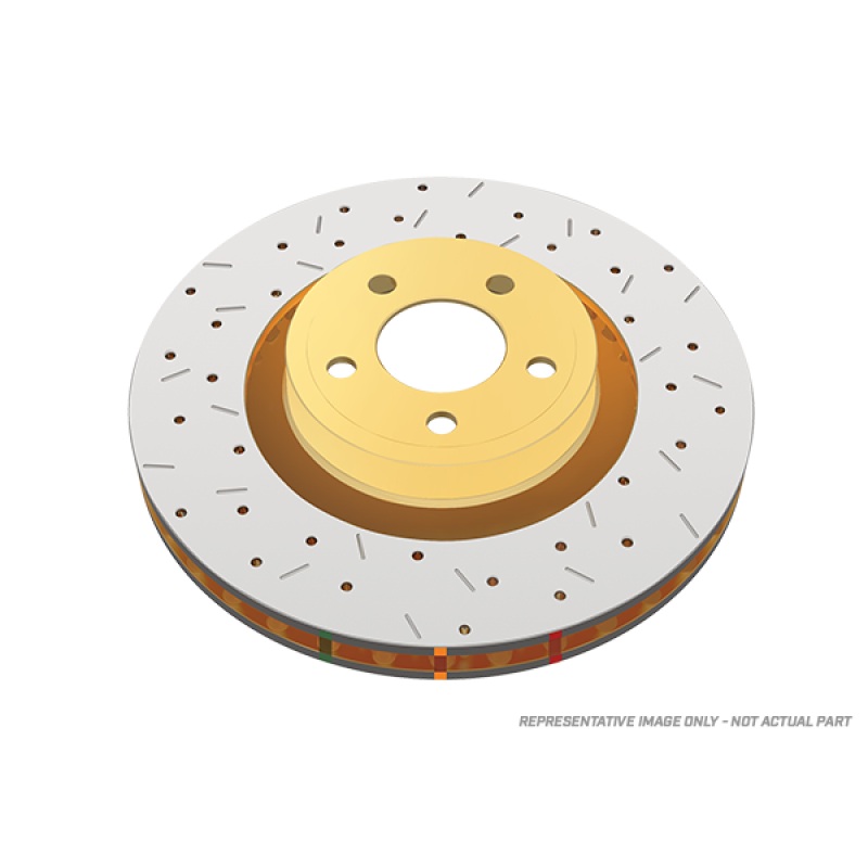 DBA 03-07 350Z / 03-04 G35 w/ Brembo Front Drilled & Slotted 4000 Series Rotor