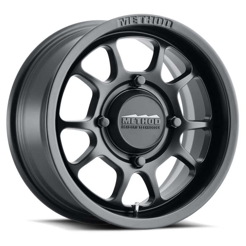 Method MR409 Bead Grip 15×10 / 5+5/0mm Offset / 6 x 139.7 / 78.3mm CB Matte Black Wheel
