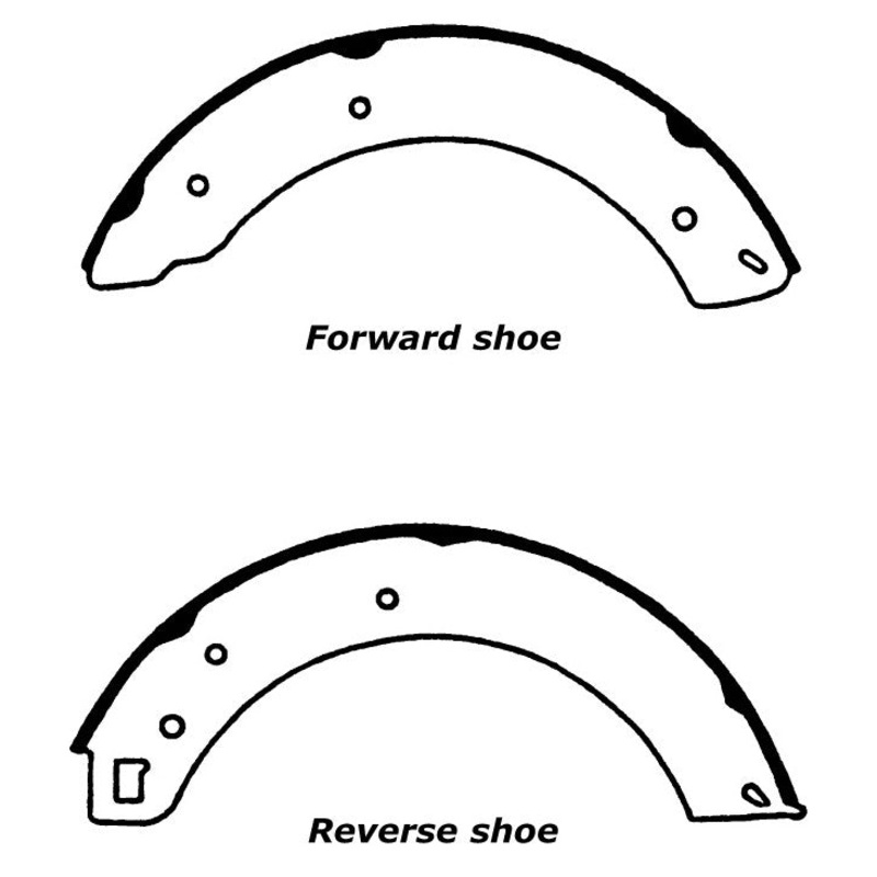 Porterfield Brake Shoes for 1975 LOTUS ELITE