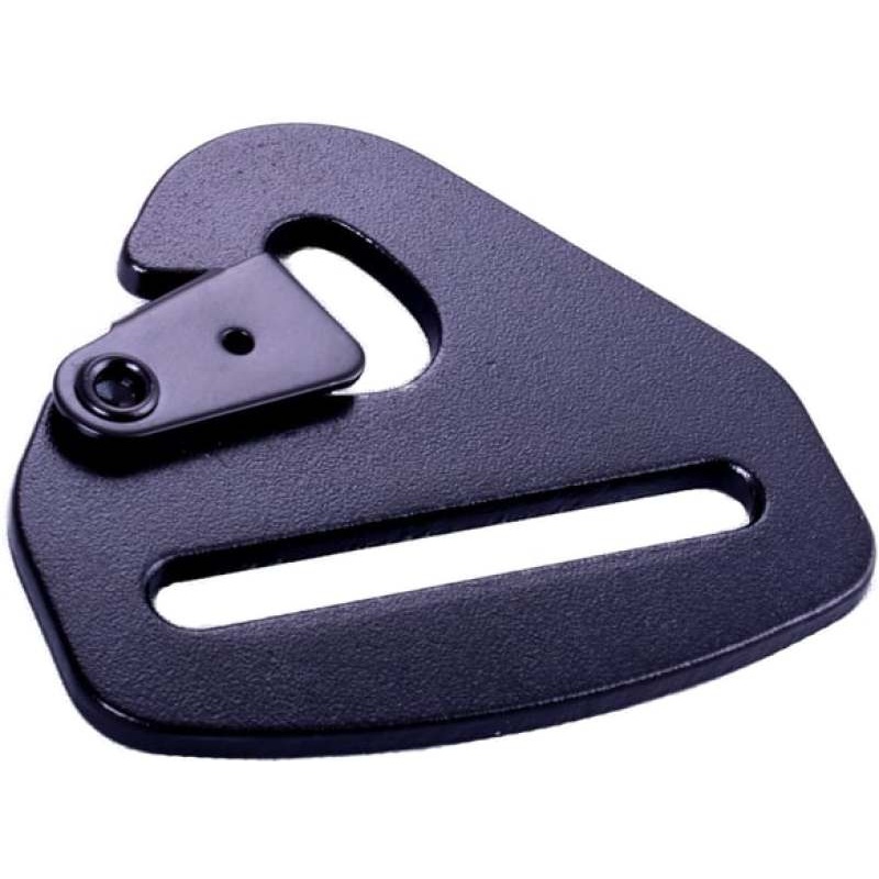 RaceQuip Snap Hook End Seat Belt Mounting Hardware / Fits 2 In. Belts / Forged Steel – Black
