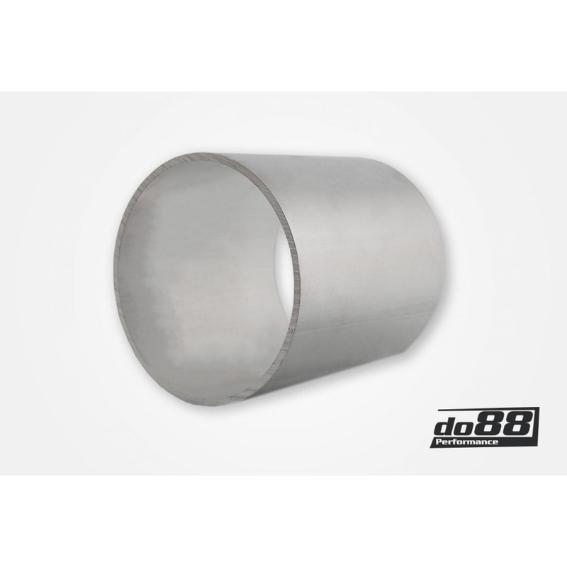 Aluminum pipe 114×3 mm, length 100 mm