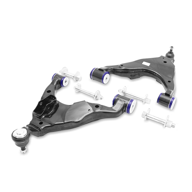 SuperPro Front 4×4 Complete Lower Control Arm Kit – Double Offset | 2003 – 2009 Toyota 4Runner (TRC482)