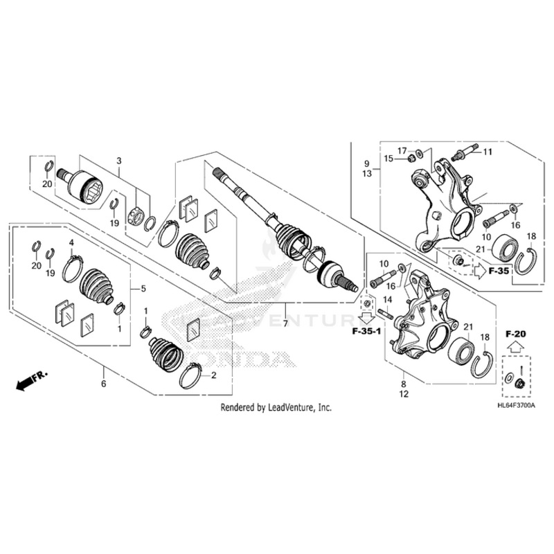 Washer, Plain (12Mm) by Honda