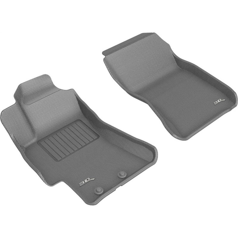 3D MAXpider 08-11 Impreza / WRX / 08-14 Impreza WRX STI Kagu 1st Row Floormats – Gray | L1SB02511501