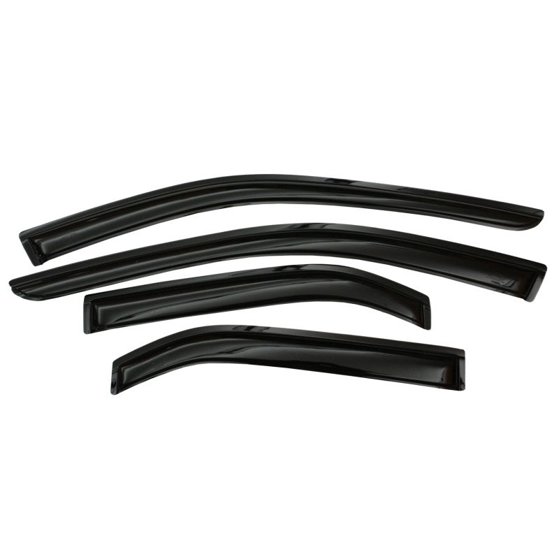 AVS 2020 Ford Explorer Ventvisor Outside Mount Window Deflectors 4pc – Smoke