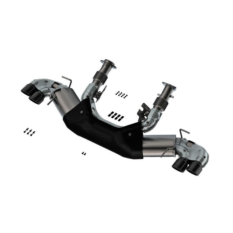 Borla 20-24 Chevy Corvette 6.2L V8 AT w/o NPP 3in ATAK Catback Exhaust – Black Chrome Tips