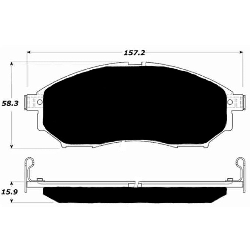 Porterfield Brake Pads for 2013 INFINITI M37