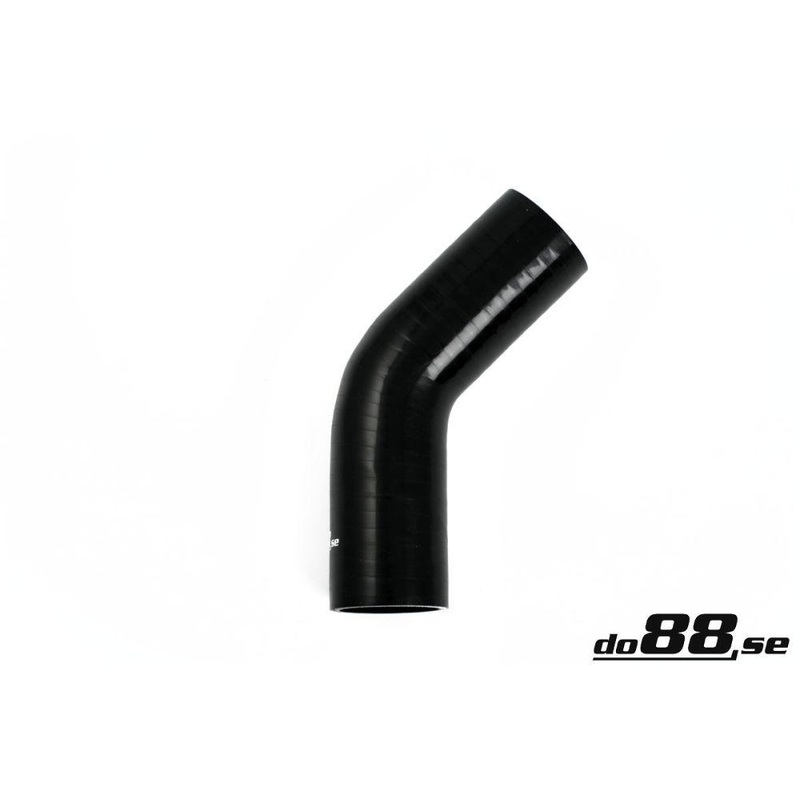 Silicone Hose Black 45 degree 2,375” (60mm)