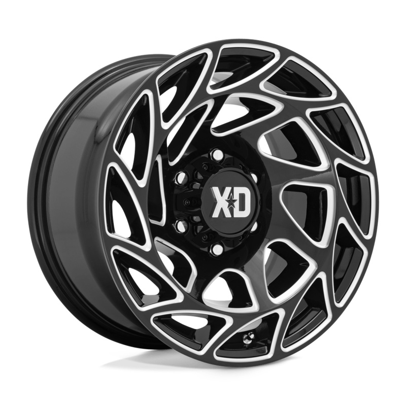 XD Wheels XD860 Onslaught 22″ 5×127 Gloss Black Milled