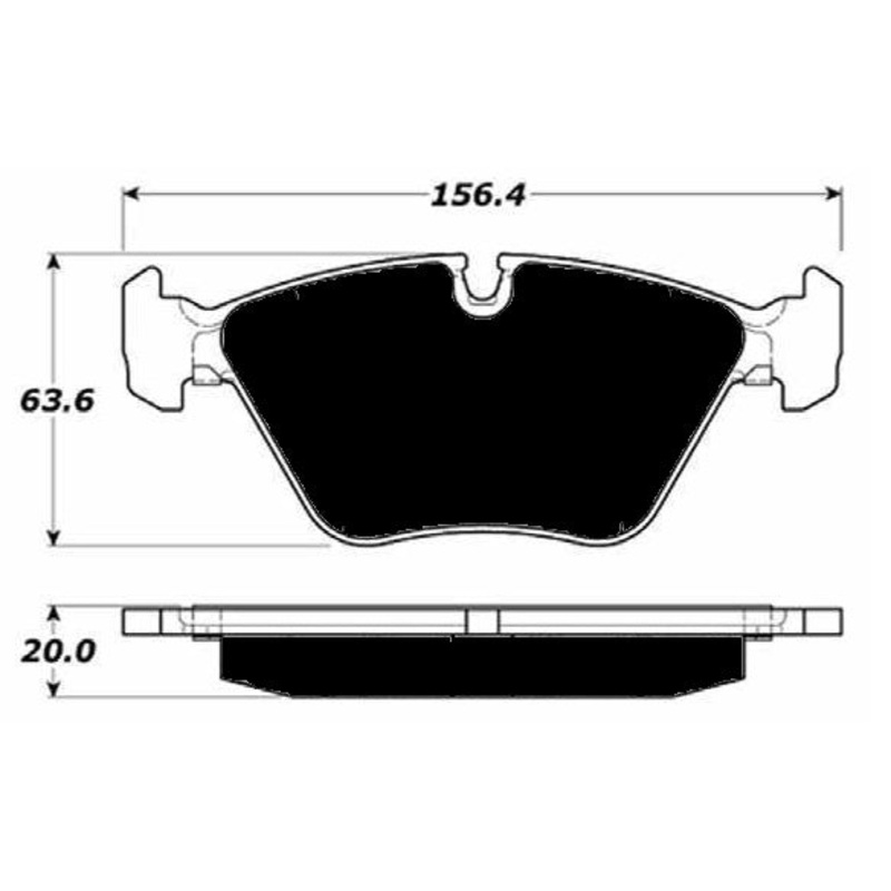 Porterfield Brake Pads for 2007 BMW Z4 Roadster 3.0Si