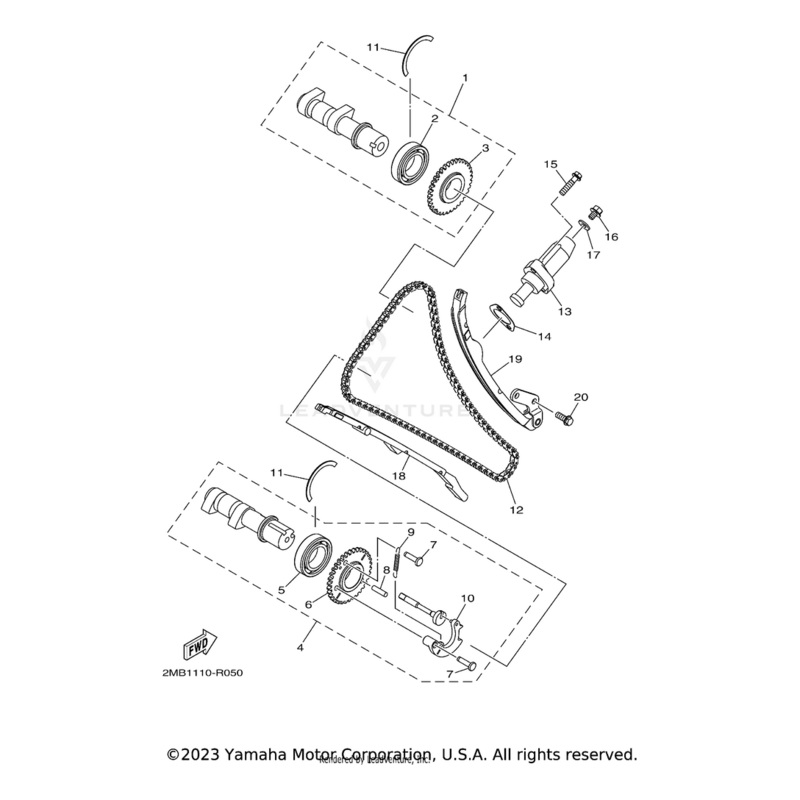 Sprocket, Cam Chain by Yamaha