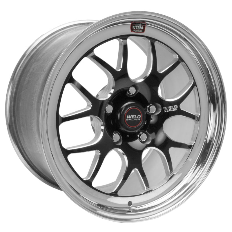 Weld S77 17×7 / 5×4.75 BP / 4.2in. BS Black Wheel (High Pad) – Non-Beadlock
