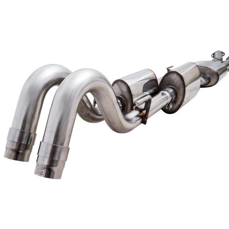 AWE 16-23 Toyota Tacoma 0FG Exhaust with BashGuard – No Tips