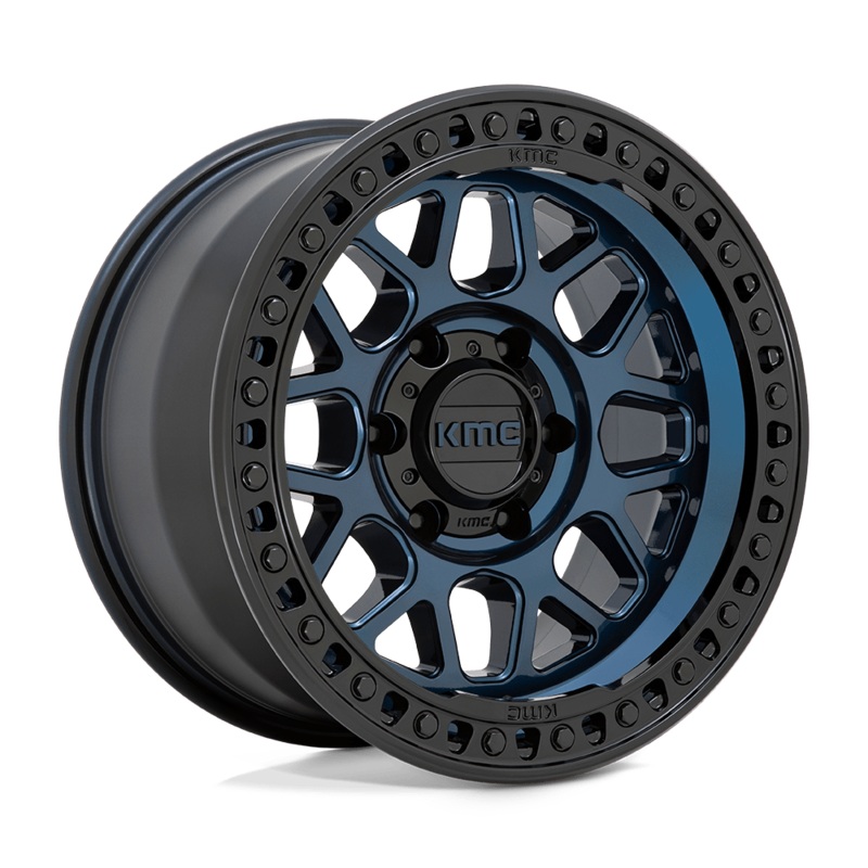 KMC Wheels KM549 GRS 20″ 6×139.7 Midnight Blue With Gloss Black Lip