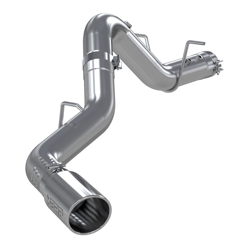 MBRP 2020+ GMC/Chevy 2500/3500 6.6L Duramax 4in Mand Bent Tubing AL-Ser Cat Back Single Side – Alum