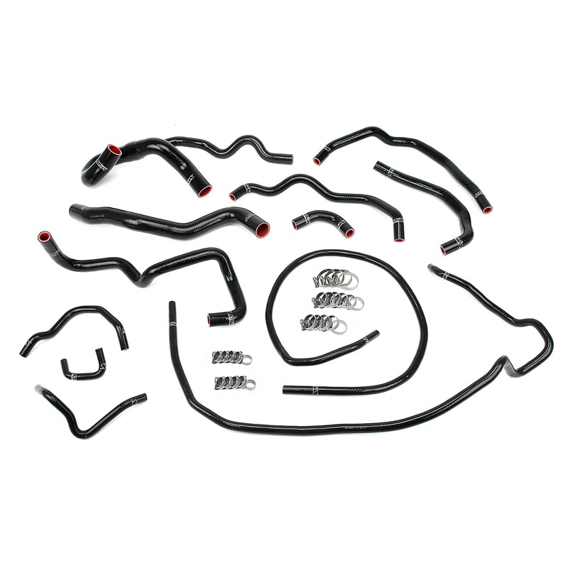HPS Silicone Radiator + Heater Coolant Hose Kit | 2010 – 2013 Mazdaspeed 3 (57-1512-BLK)