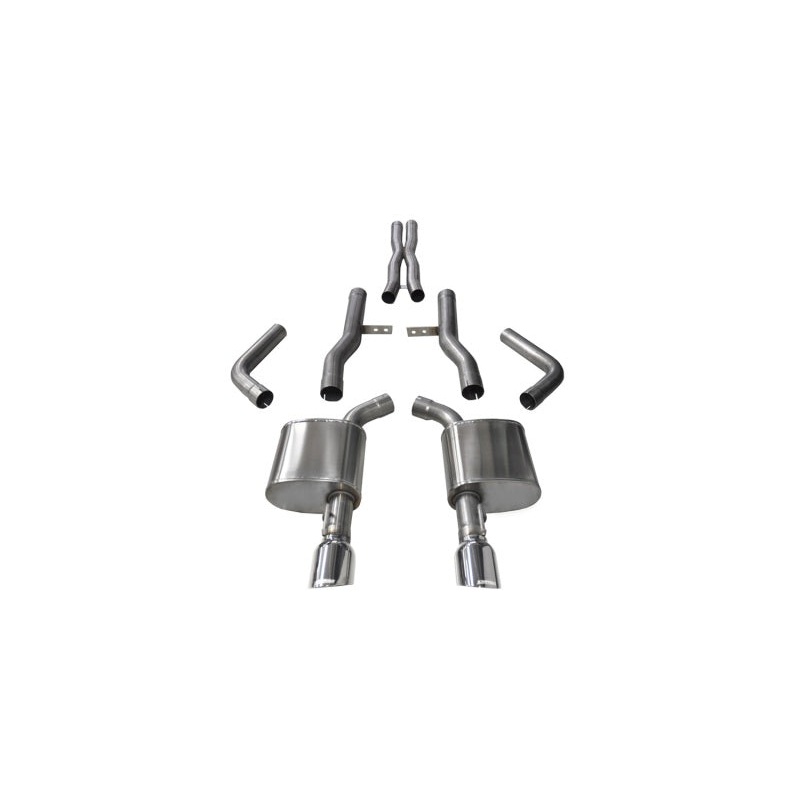 Corsa 2015-2023 Dodge Charger SRT/Scat Pack/R/T 6.4L Polished Xtreme Cat-Back Exhaust