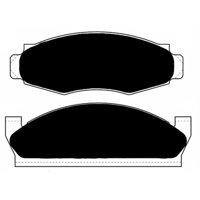 Porterfield Brake Pads for 1978 AMC AMX