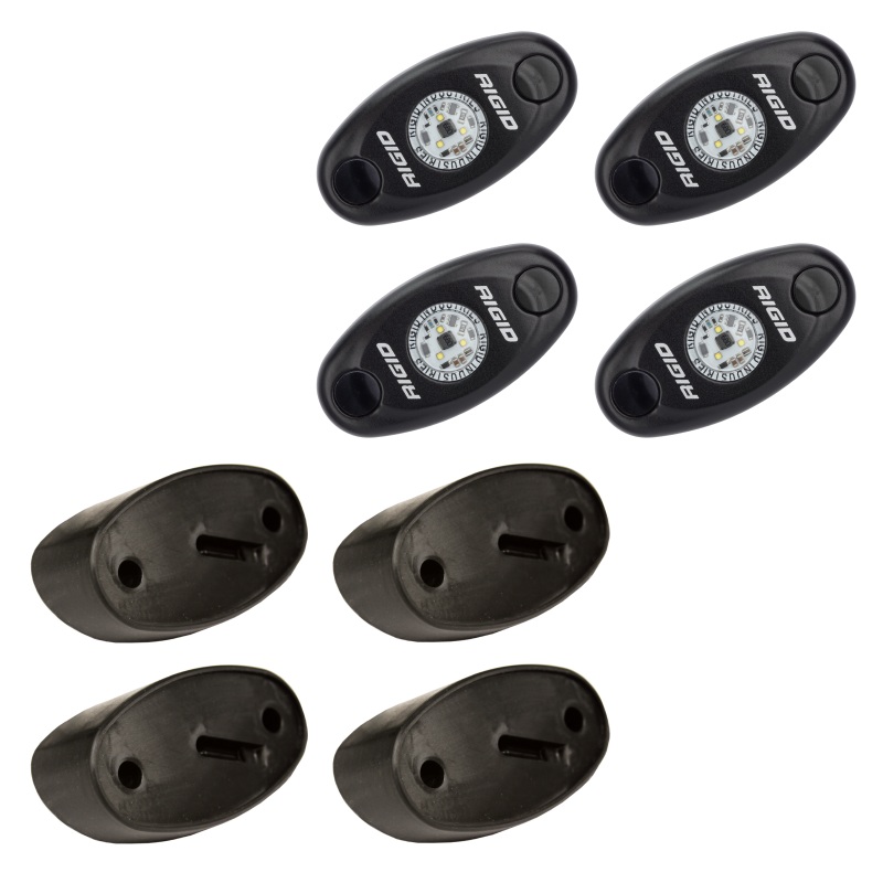 Rigid Industries Rock Light Kit Amber 4 lights Universal | 400243