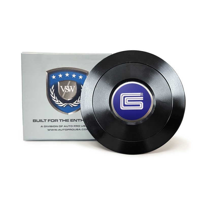 VSW S9 | CS Shelby Emblem | Black Billet Horn Button | STE1051-21B