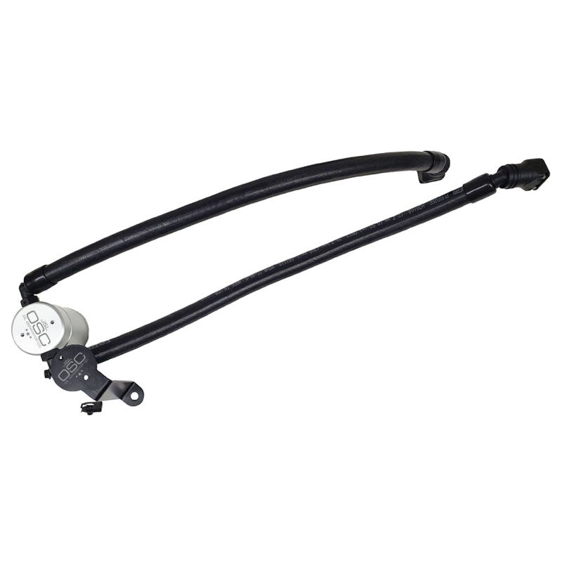 J&L 2020-2025 Ford Explorer 3.0L EcoBoost Oil Separator 3.0 Passenger Side – Clear Anodized