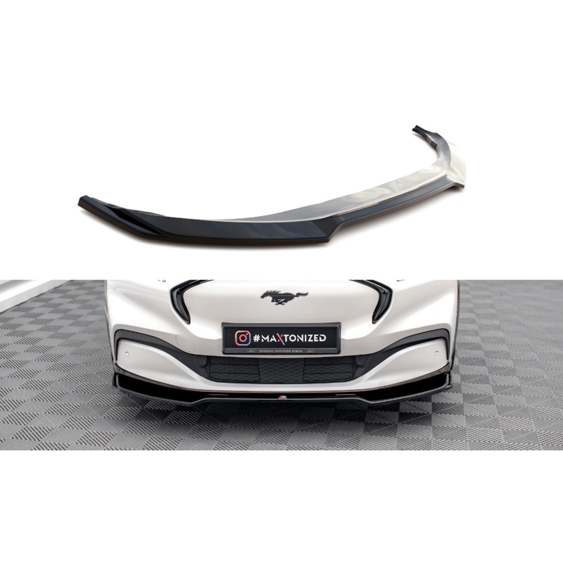 Maxton Design Front Splitter V.2 Ford Mustang Mach-E Mk1