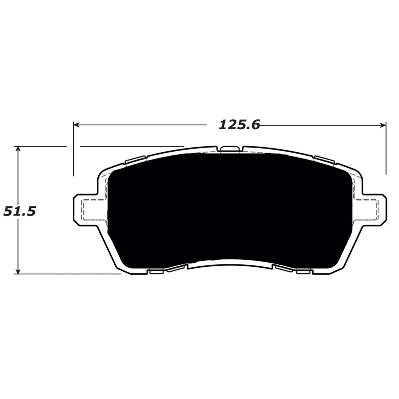 Porterfield Brake Pads for 2019 FORD FIESTA- Rear Drum