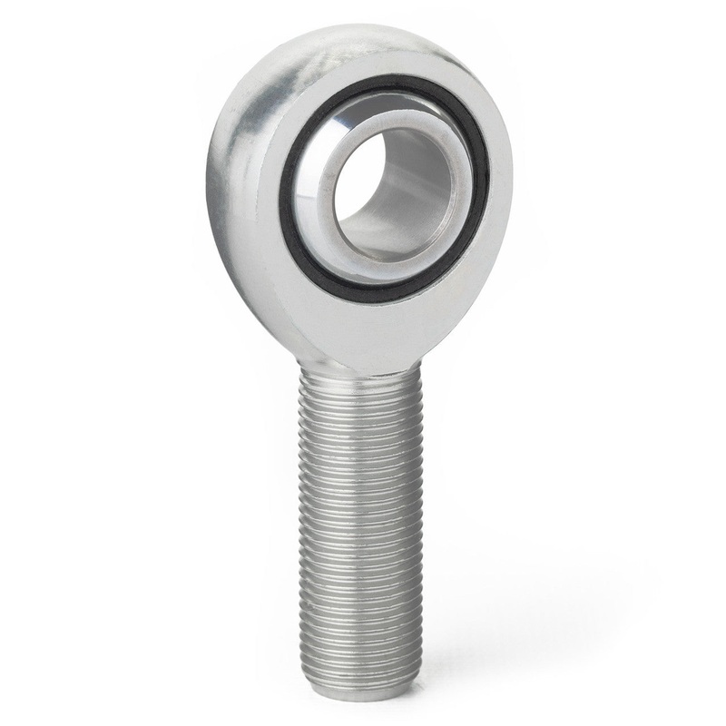 QA1 NML6 N Series Nylon Race Carbon Rod End 3/8in. Bore 3/8in.-24 LH Male Thread