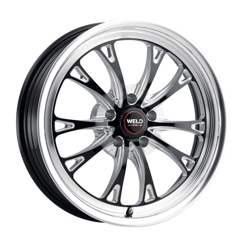 Weld Belmont Beadlock 18×5 / 5×114.3 BP / ET23 BS2.1 Gloss Black MIL DIA 78.1