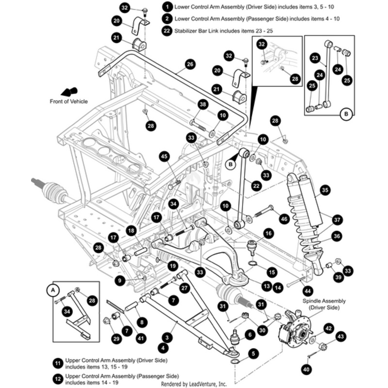 A-Arm – Front Lower Right Bal Brz- (Includes Items 4 – 10) (For Havoc X Models Only) by Arctic Cat