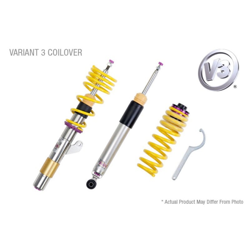 KW Coilover Kit V3 Inox VW Golf VII w/ DCC 2WD Hatch
