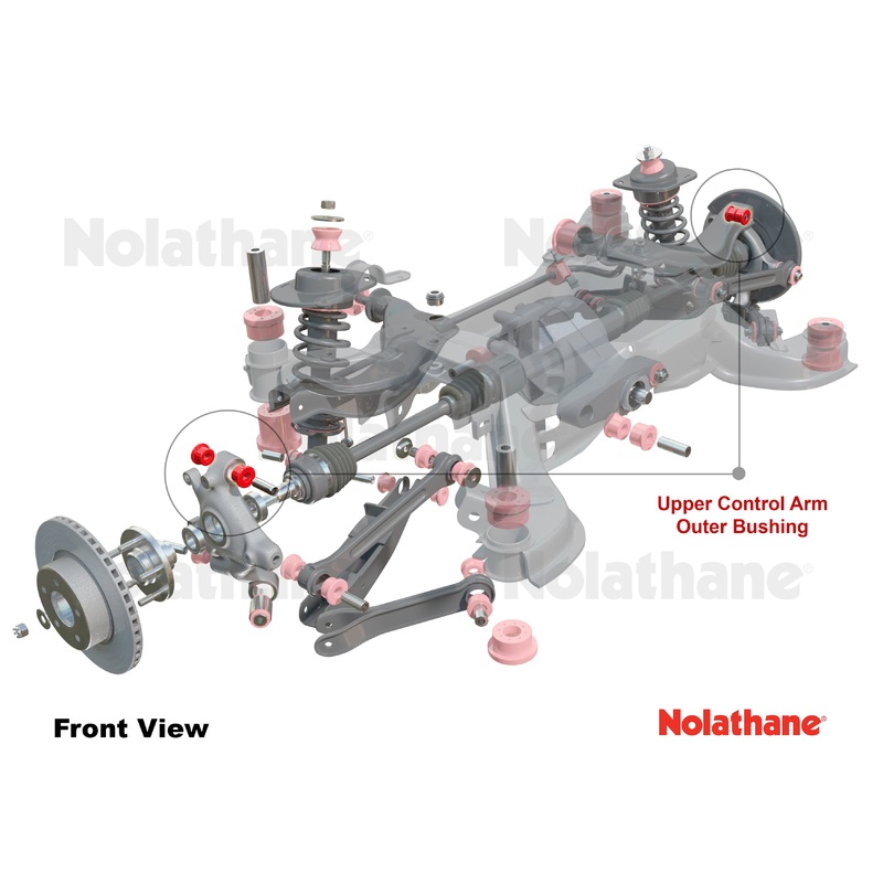Nolathane Rear Control Arm – Upper Rear Outer Bushing Kit | 2006-2013 BMW 3-Series and 2008-2013 BMW 1-Series (REV062.0012)