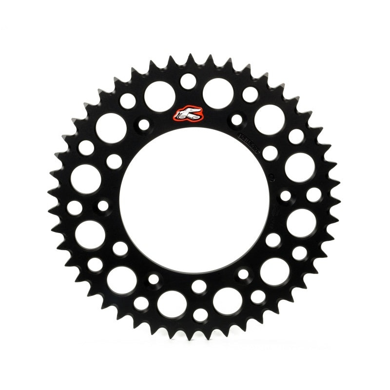 Renthal 15-22 Yamaha WR 250F/ YZ 250F/FX/ 2005 YZ450F Rear Grooved Sprocket – Black 520-51P Teeth
