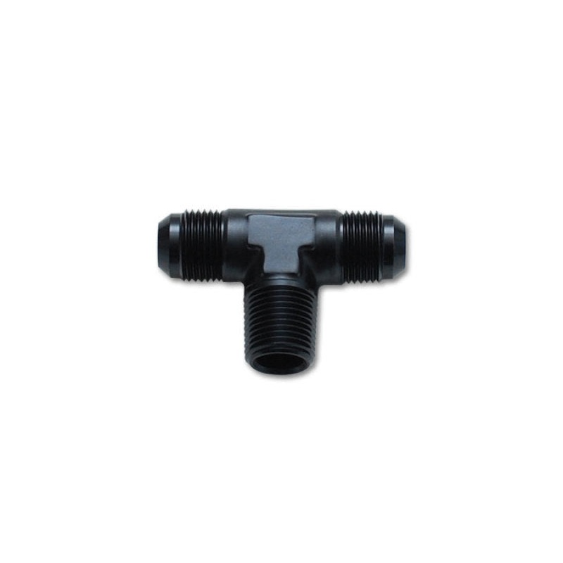 Vibrant -6AN x 1/4in NPT Flare to Pipe Tee Adapter Fitting – Aluminum
