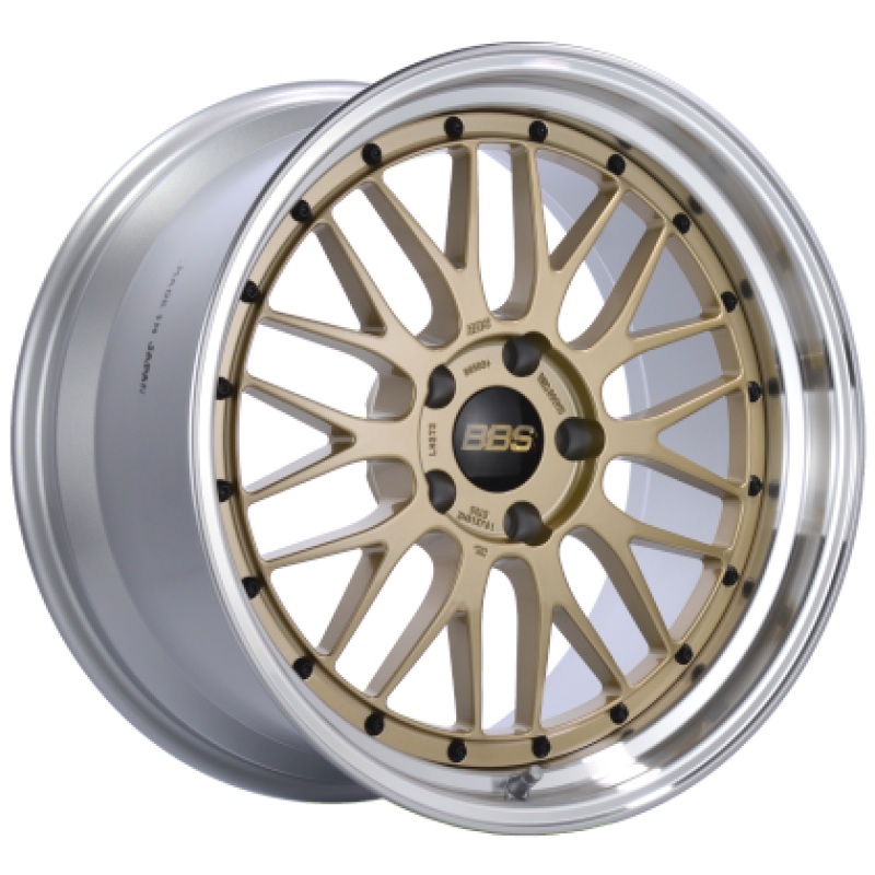 BBS LM 20×10 5×112 ET22 Gold Wheel – 82mm PFS/Clip Required | LM436GPK