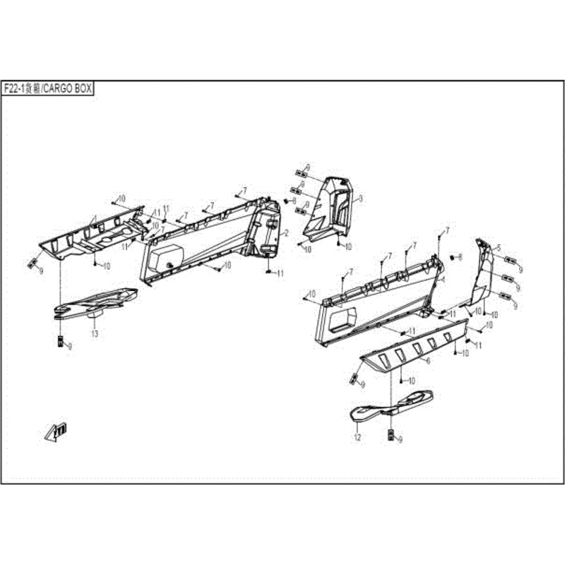 Bolt M8 (Replaces A000-140107) by CF Moto