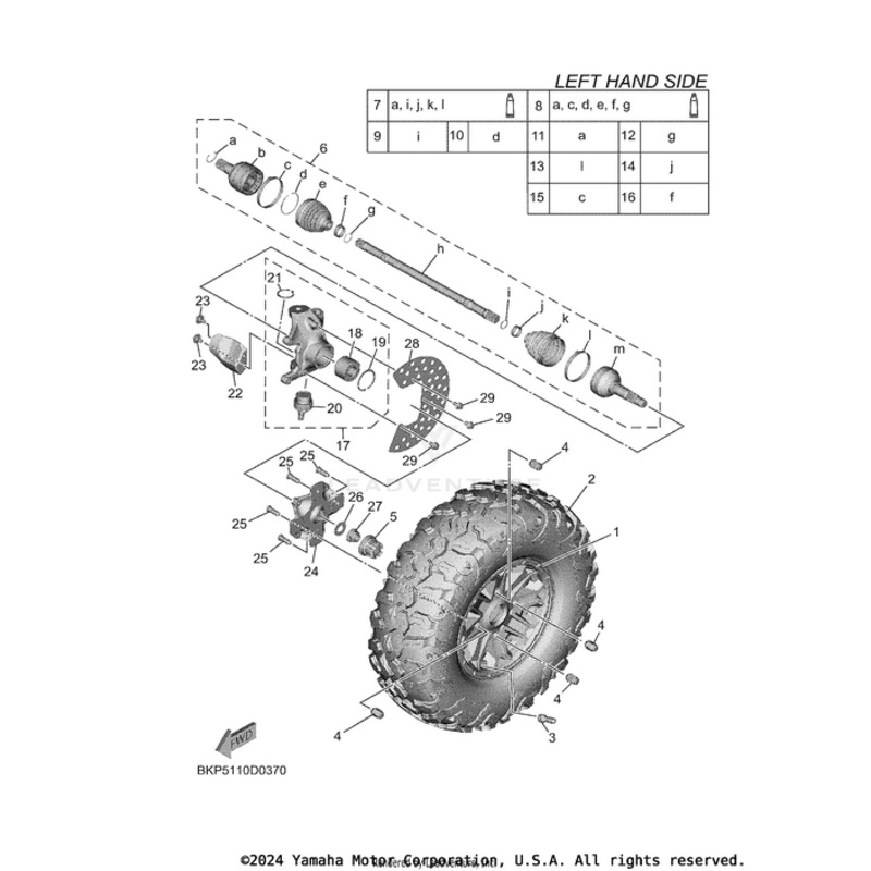 Drive Shaft Assembly by Yamaha