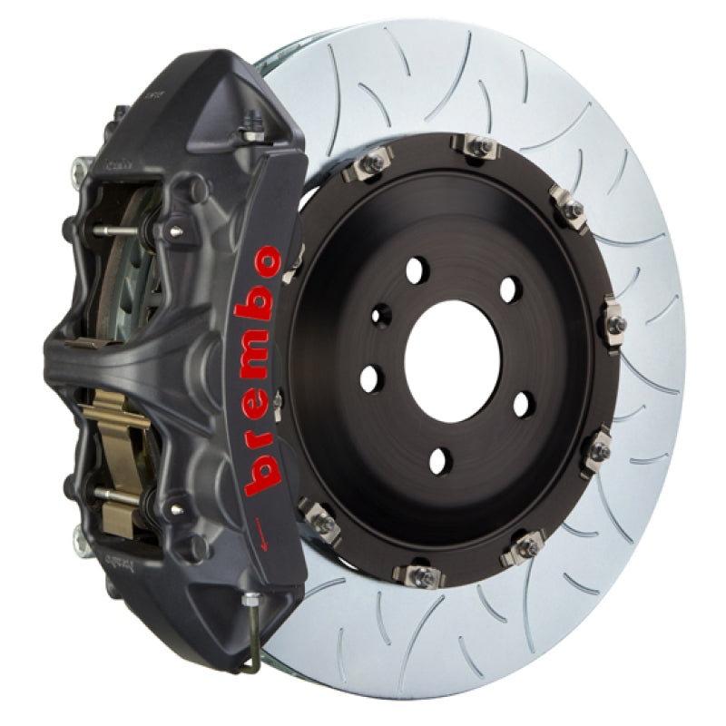Brembo 03-09 Range Rover Front GTS BBK 6 Piston Cast 405×34 2pc Rotor Slotted Type3-Black HA