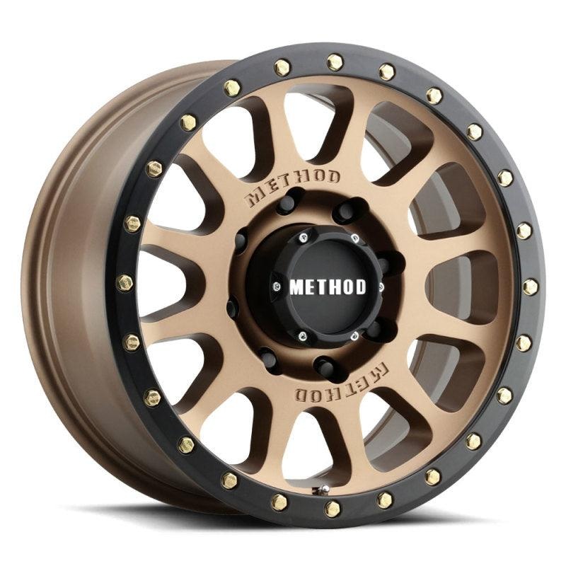Method MR305 NV HD 18×9 +18mm Offset 8×180 130.81mm CB Method Bronze/Black Street Loc Wheel