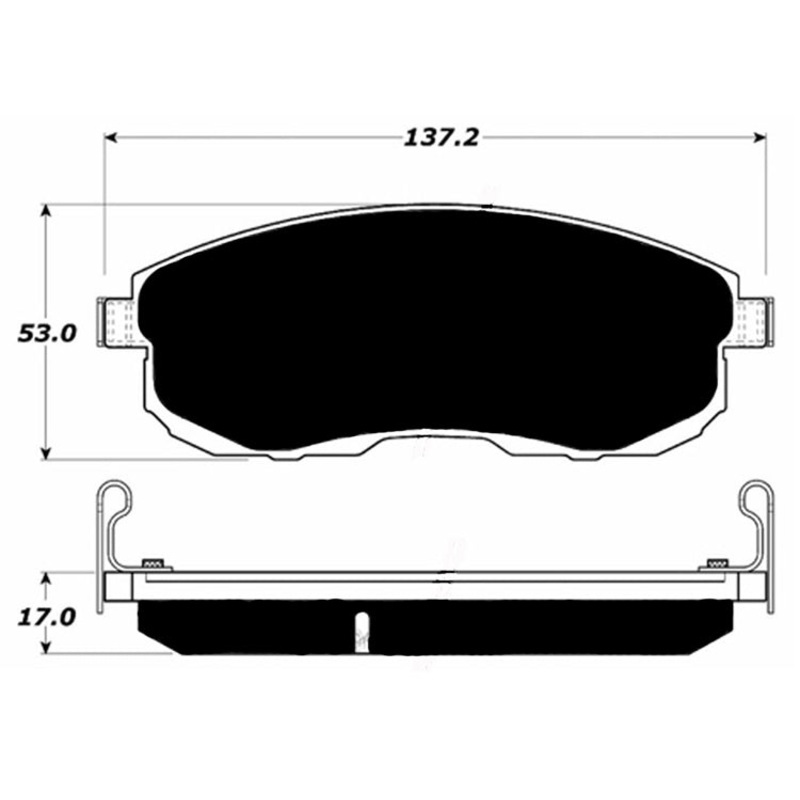 Porterfield Brake Pads for 2006 NISSAN SENTRA 2.5L SE-R