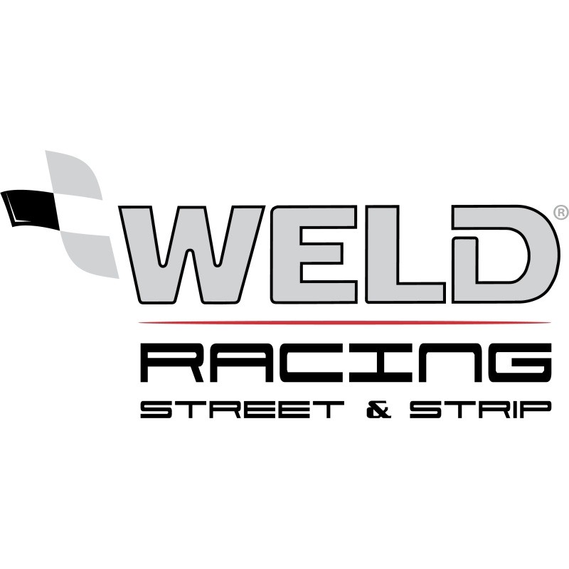 Weld S77 17×11 / 5×4.75 BP / 7.7in. BS Black Wheel (High Pad) – Polished Single Beadlock MT