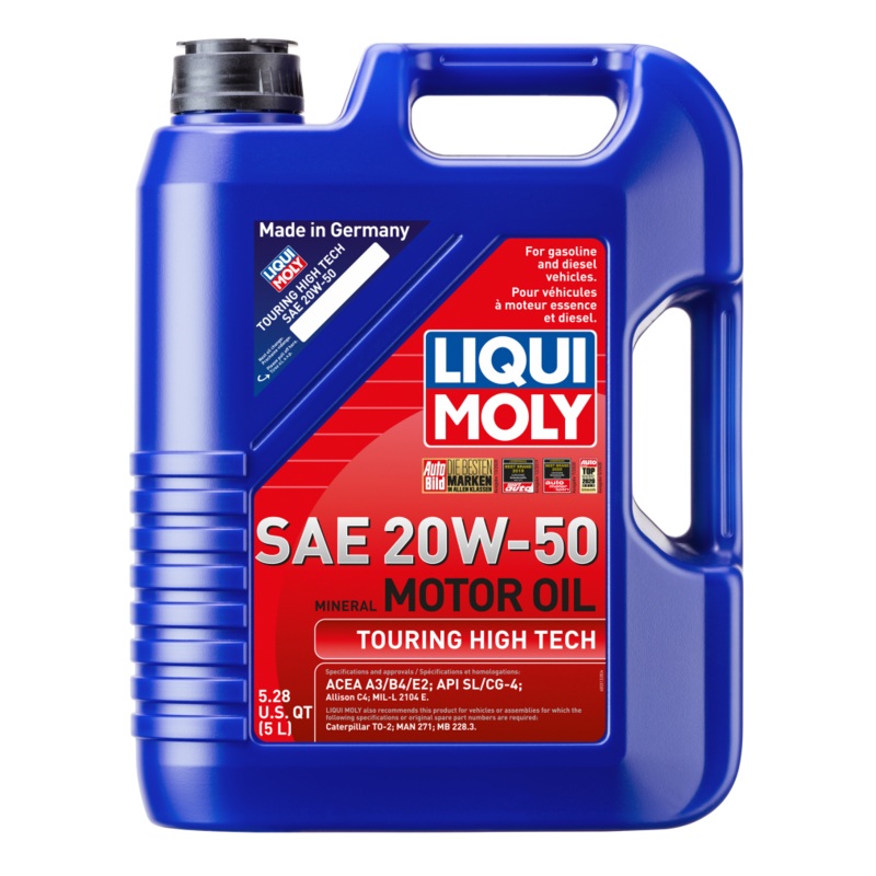 LIQUI MOLY 5L Touring High Tech Motor Oil SAE 20W50