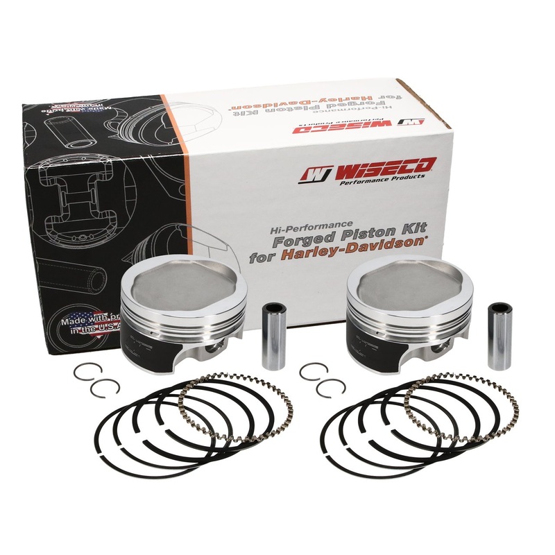 Wiseco K0216P2 Tracker Series 1340 Evo Domed 101 CR Piston Kit
