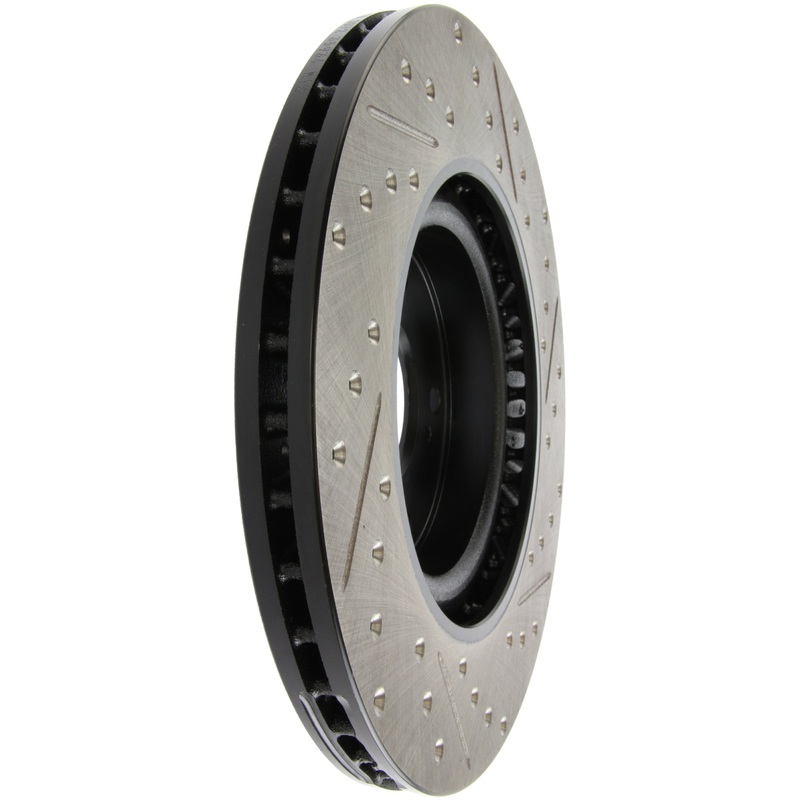 StopTech 02-06 Acura RSX Type S / 06-09 Honda Civic Si Slotted & Drilled Right Front Rotor