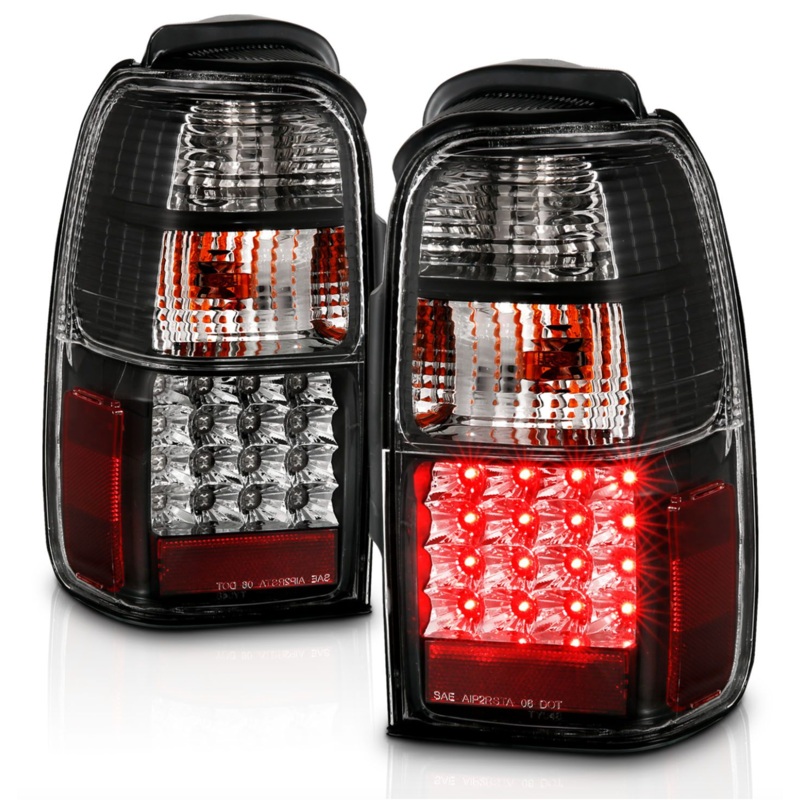 Anzo 2001-2002 Toyota 4Runner LED Tail Lights Black