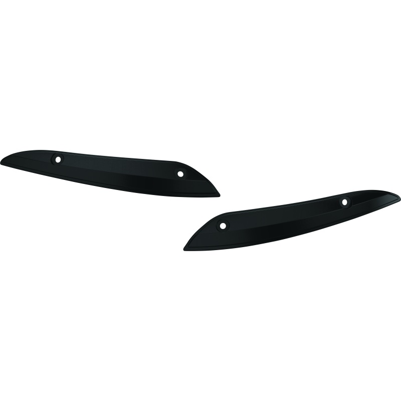 Kuryakyn Windshield Side Trims Gloss Black