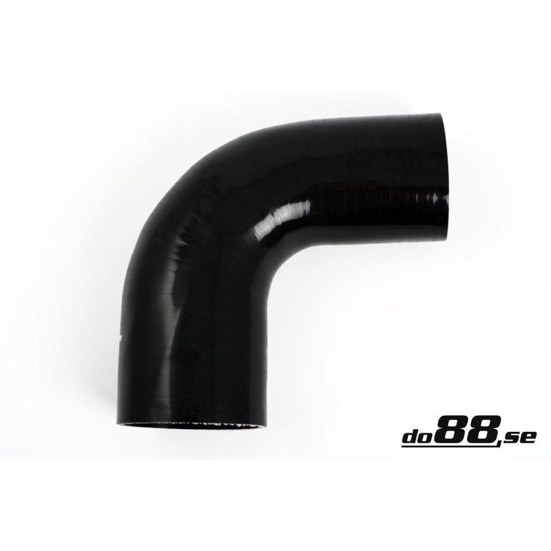 Silicone Hose Black 90 degree 2,75 – 3,25” (70-83mm)