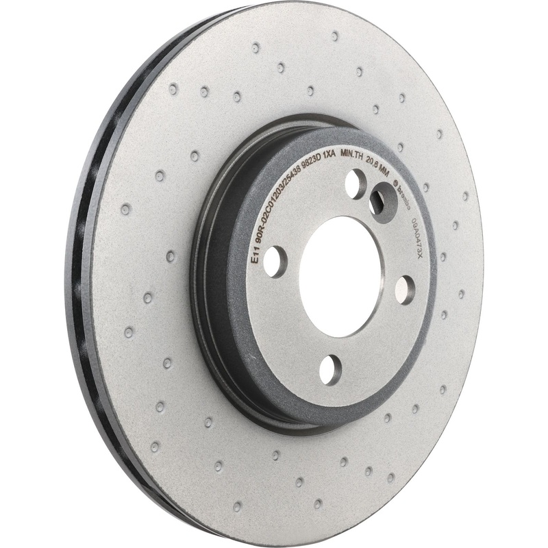 XTRA Drilled Front Disc Brake Rotor – 09.A047.3X