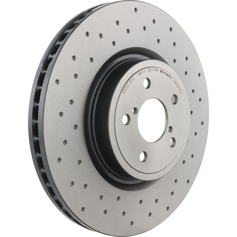 XTRA Drilled Front Disc Brake Rotor – 09.A870.1X